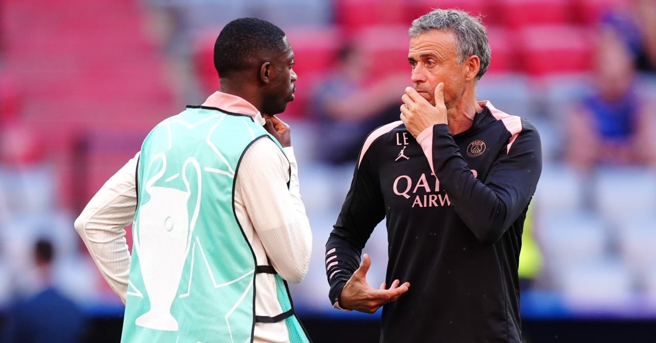 Luis Enrique baja el tono tras roce con Dembélé: “El ruido es parte del PSG”