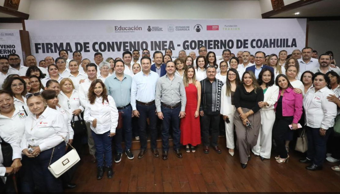 Coahuila se consolida como líder nacional en cobertura de educación básica y combate al rezago
