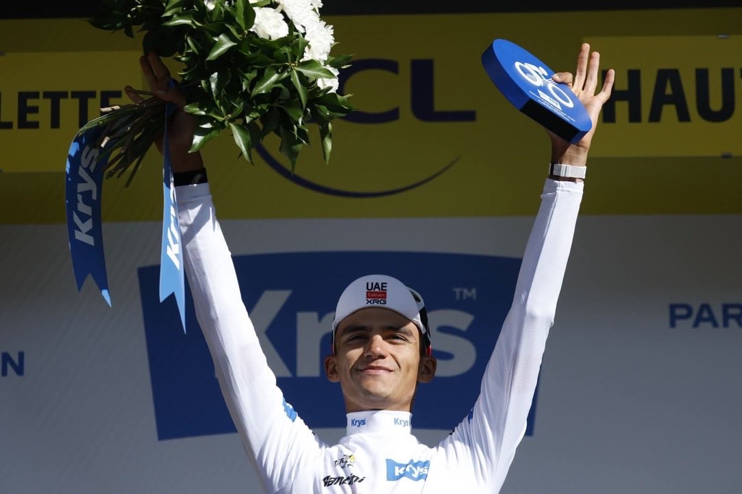 Hito histórico: Isaac del Toro se convierte en el primer mexicano en subir al podio del Tour de Francia