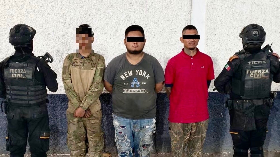 Cae célula delictiva en Los Ramones: Entre los detenidos hay un menor de 14 años