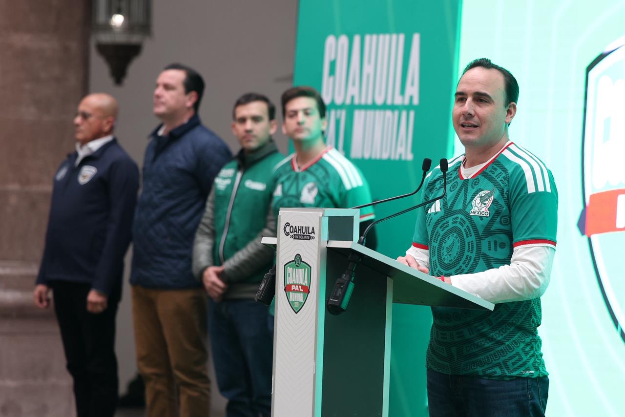 Coahuila se declara lista para el Mundial 2026: Presentan la ruta “Pal Mundial”