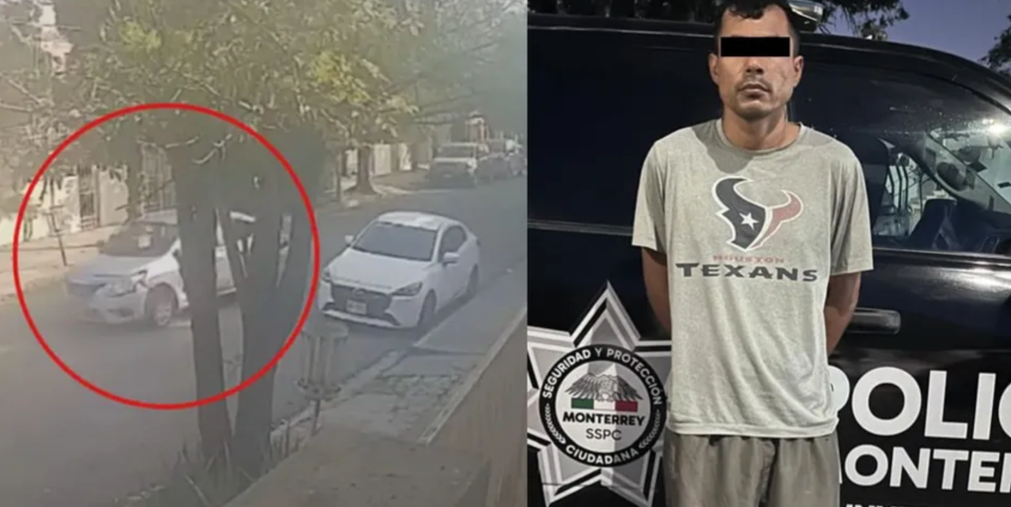 Capturan en Monterrey a sujeto que atropelló intencionalmente a su pareja tras una discusión